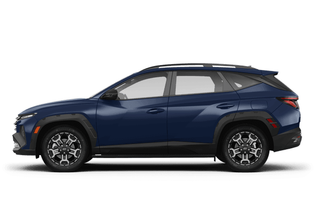 Hyundai Tucson Deep Sea Metallic - Side view Hyundai Tucson Deep Sea Metallic - Side view