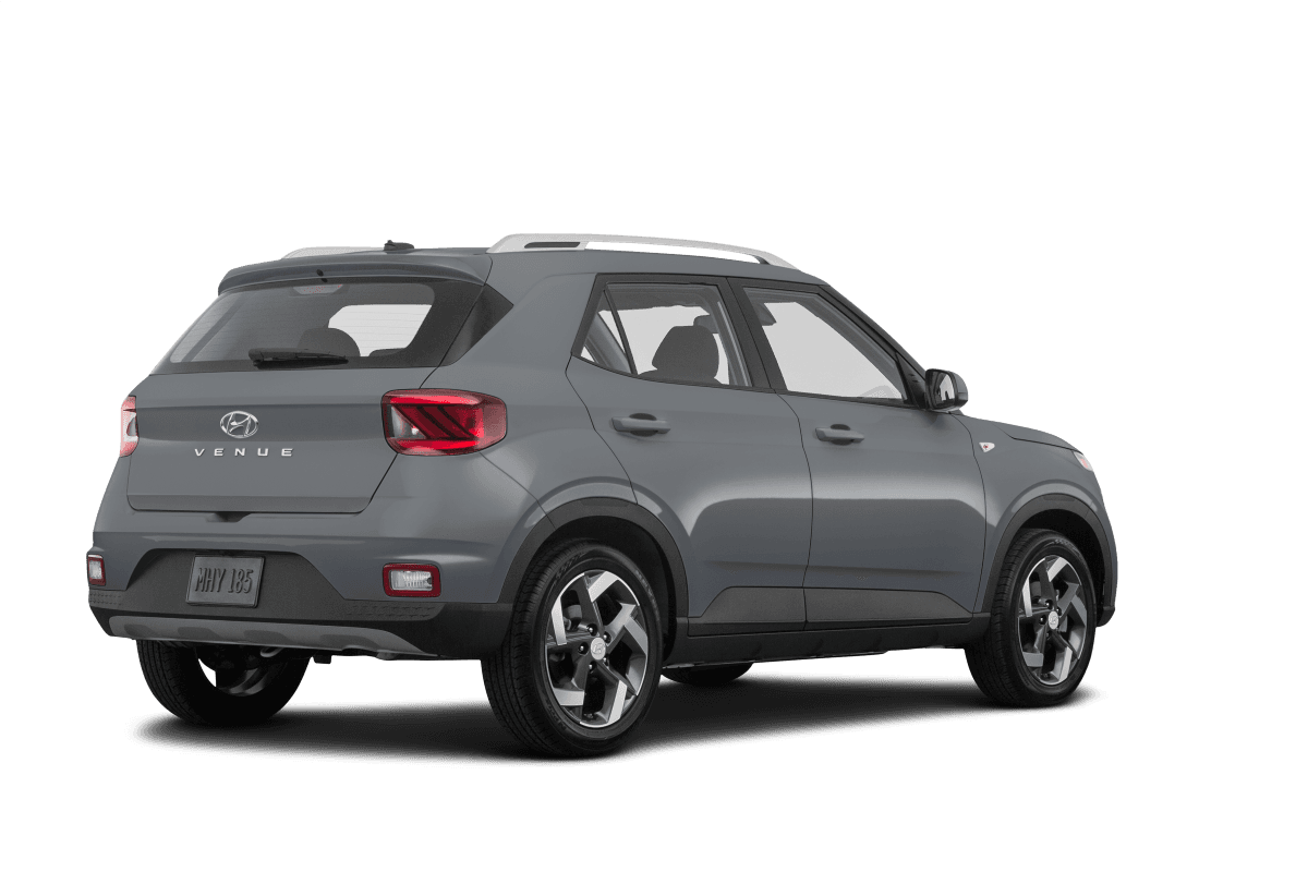 Hyundai Venue Ecotronic Gray Pearl/Black Roof - Back view Hyundai Venue Ecotronic Gray Pearl/Black Roof - Back view