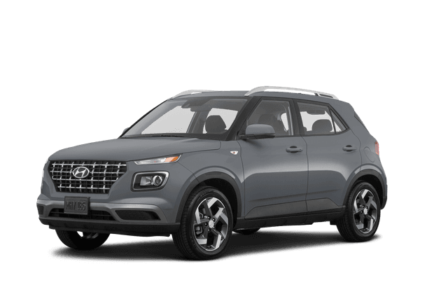 Hyundai Venue Ecotronic Gray Pearl/Black Roof - Front view Hyundai Venue Ecotronic Gray Pearl/Black Roof - Front view