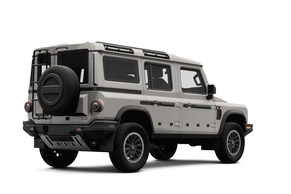 Ineos Grenadier Scottish White - Back view Ineos Grenadier Scottish White - Back view