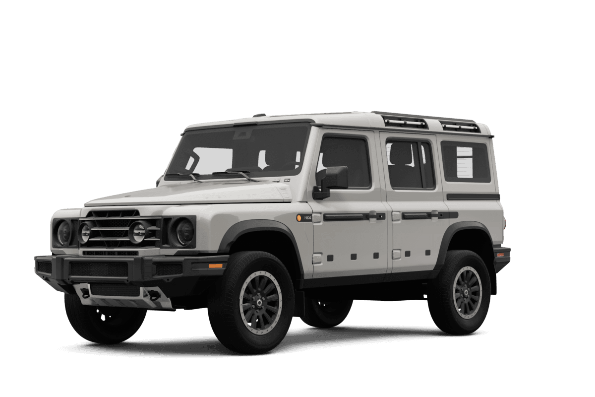 Ineos Grenadier Scottish White - Front view Ineos Grenadier Scottish White - Front view