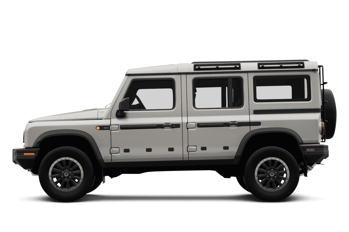 Ineos Grenadier Scottish White - Side view Ineos Grenadier Scottish White - Side view