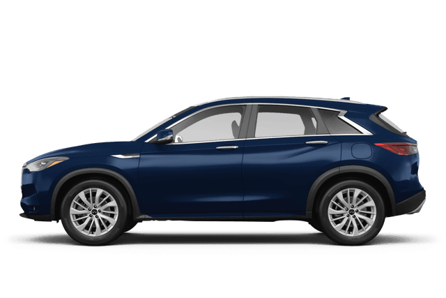 Infiniti QX50 Hermosa Blue - Side view Infiniti QX50 Hermosa Blue - Side view