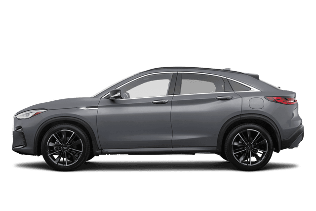 Infiniti QX55 Graphite Shadow - Side view Infiniti QX55 Graphite Shadow - Side view
