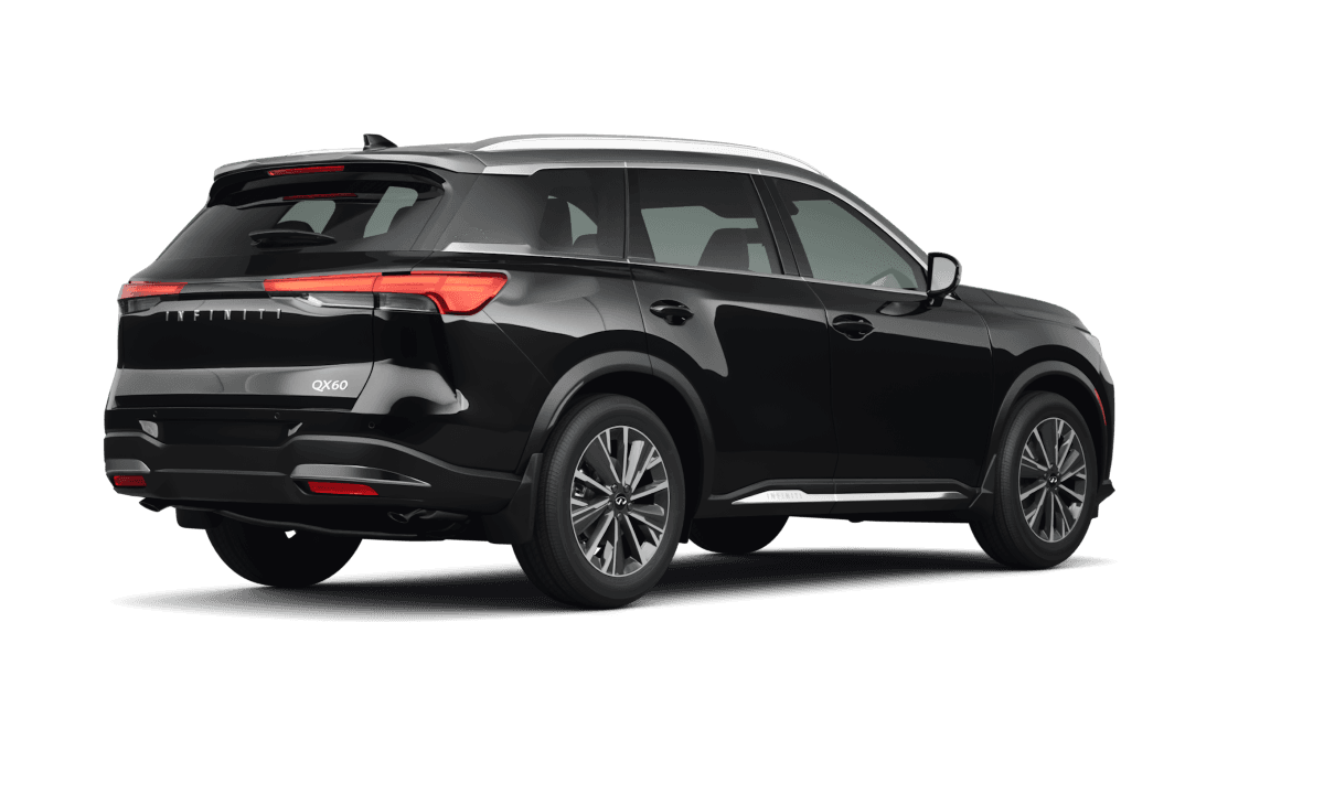 Infiniti QX60 Mineral Black - Back view Infiniti QX60 Mineral Black - Back view