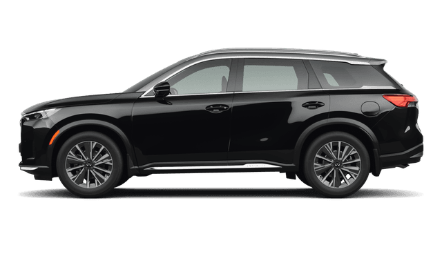 Infiniti QX60 Mineral Black - Side view Infiniti QX60 Mineral Black - Side view