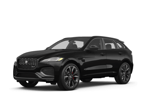 Jaguar F-PACE Santorini Black Metallic - Front view Jaguar F-PACE Santorini Black Metallic - Front view