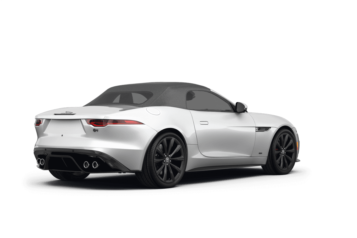 Jaguar F-TYPE Fuji White - Back view Jaguar F-TYPE Fuji White - Back view