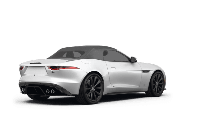 Jaguar F-TYPE Fuji White - Back view Jaguar F-TYPE Fuji White - Back view