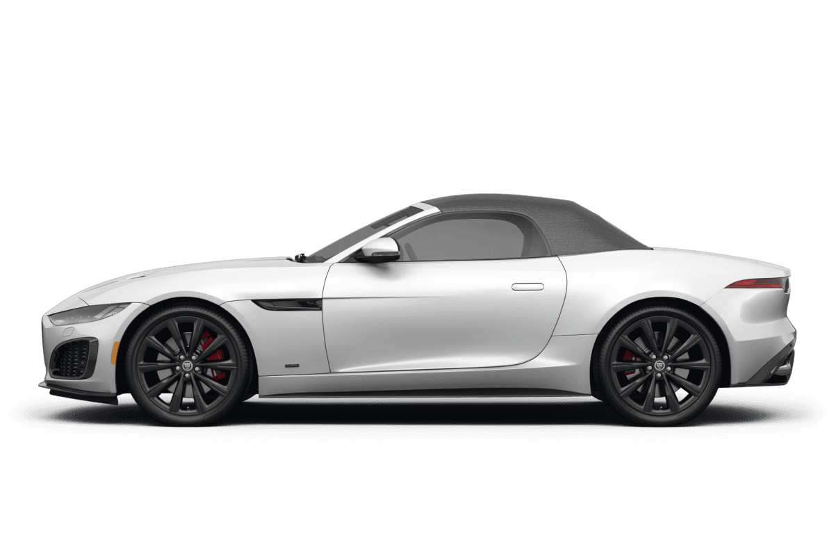 Jaguar F-TYPE Fuji White - Side view Jaguar F-TYPE Fuji White - Side view