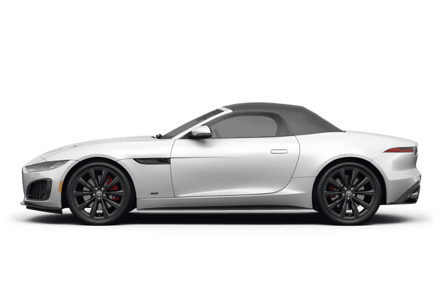 Jaguar F-TYPE Fuji White - Side view Jaguar F-TYPE Fuji White - Side view