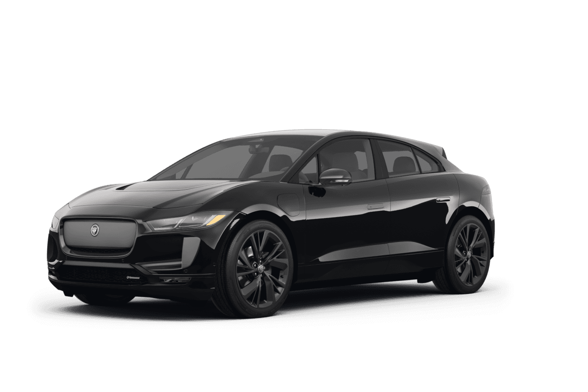 Jaguar I-PACE Santorini Black Metallic - Front view Jaguar I-PACE Santorini Black Metallic - Front view