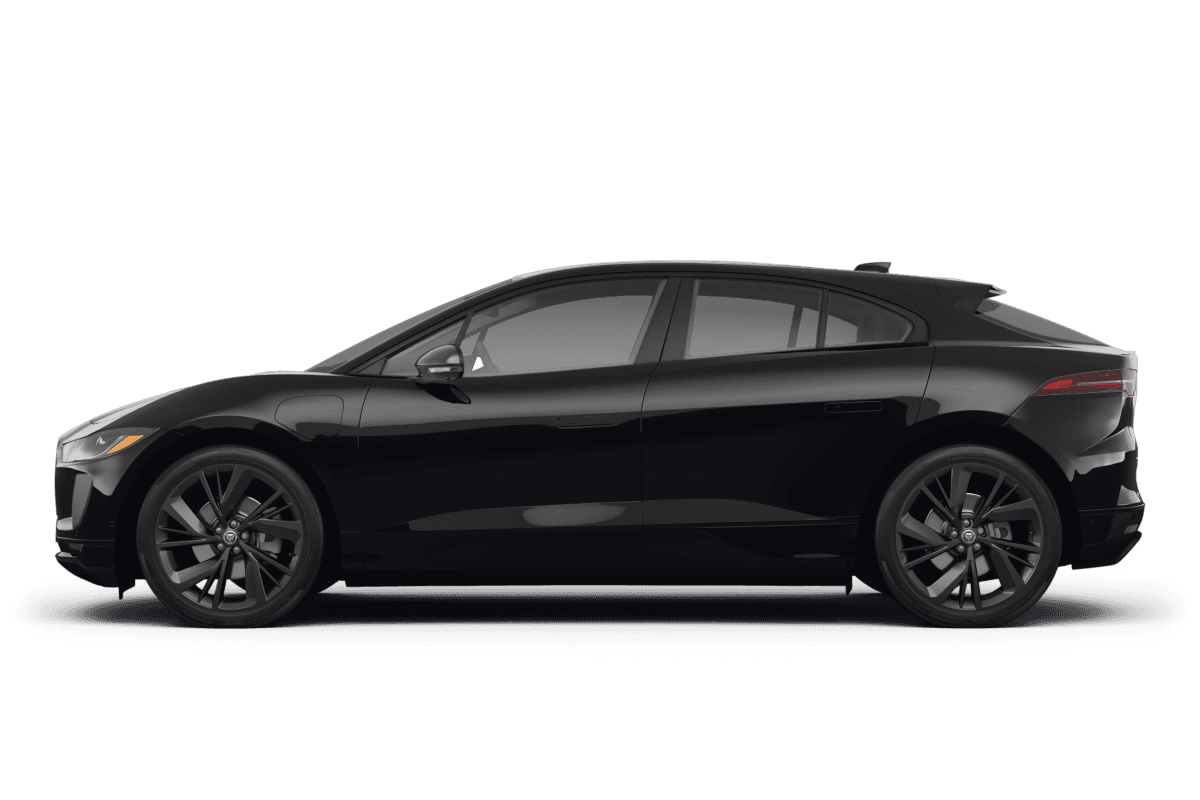 Jaguar I-PACE Santorini Black Metallic - Side view Jaguar I-PACE Santorini Black Metallic - Side view