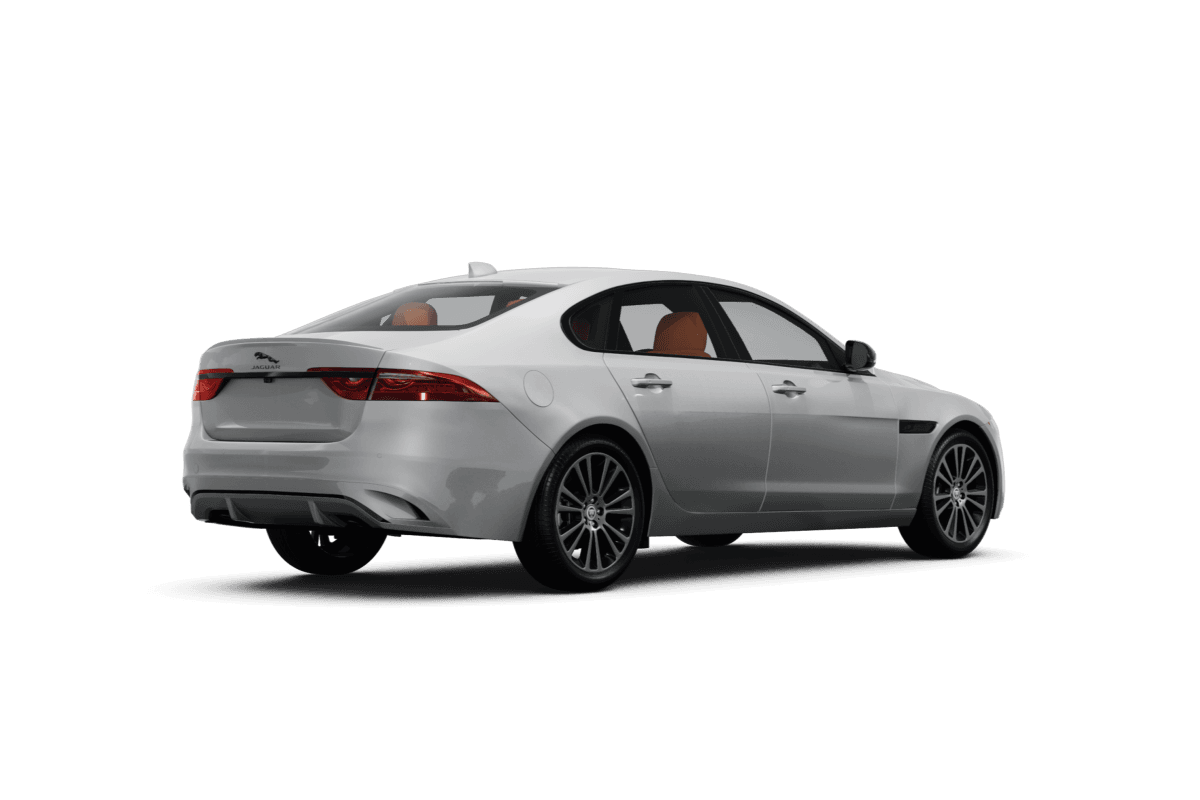 Jaguar XF Fuji White - Back view Jaguar XF Fuji White - Back view