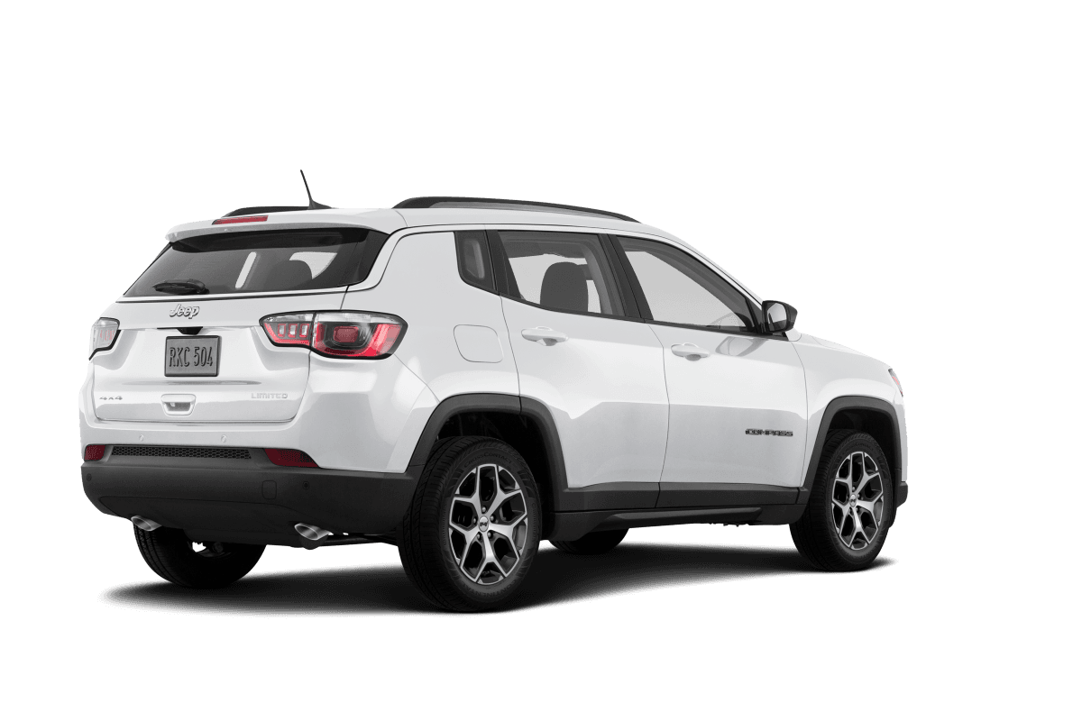 Jeep Compass Bright White Clear Coat - Back view Jeep Compass Bright White Clear Coat - Back view
