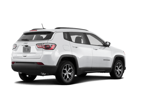Jeep Compass Bright White Clear Coat - Back view Jeep Compass Bright White Clear Coat - Back view