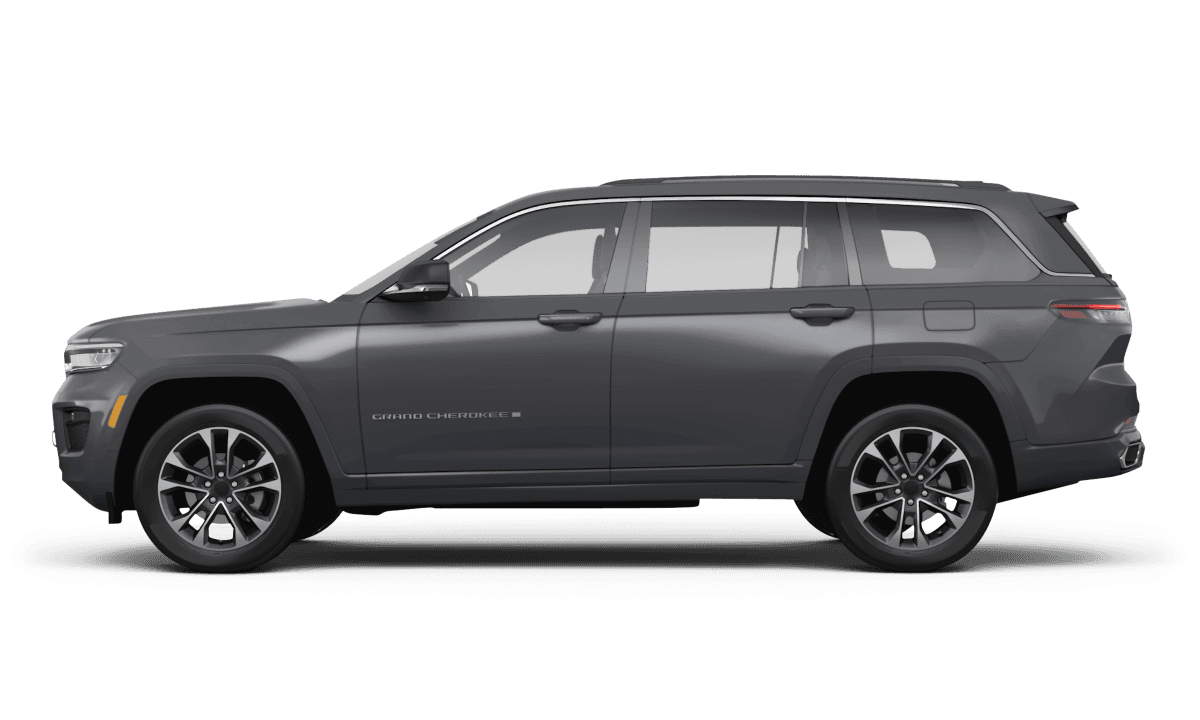 Jeep Grand Cherokee Baltic Gray Metallic Clear Coat - Side view Jeep Grand Cherokee Baltic Gray Metallic Clear Coat - Side view