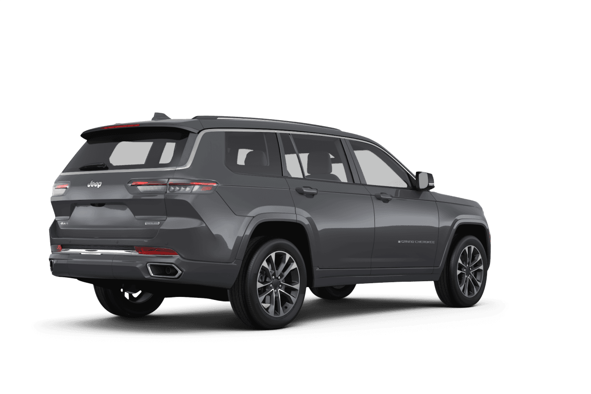 Jeep Grand Cherokee L Baltic Gray Metallic Clear Coat - Back view Jeep Grand Cherokee L Baltic Gray Metallic Clear Coat - Back view