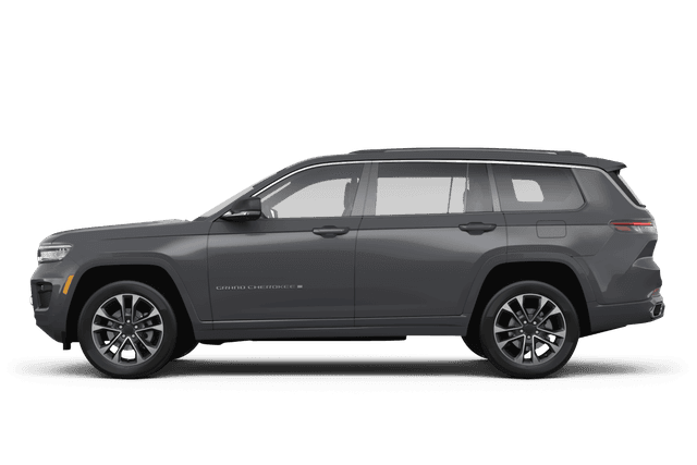 Jeep Grand Cherokee L Baltic Gray Metallic Clear Coat - Side view Jeep Grand Cherokee L Baltic Gray Metallic Clear Coat - Side view