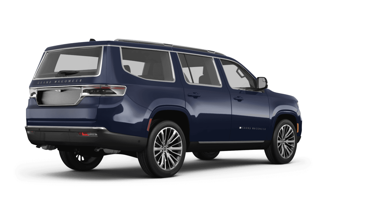 Jeep Grand Wagoneer Midnight Sky - Back view Jeep Grand Wagoneer Midnight Sky - Back view