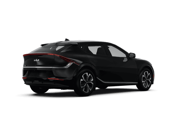 Kia EV6 Aurora Black Pearl - Back view Kia EV6 Aurora Black Pearl - Back view