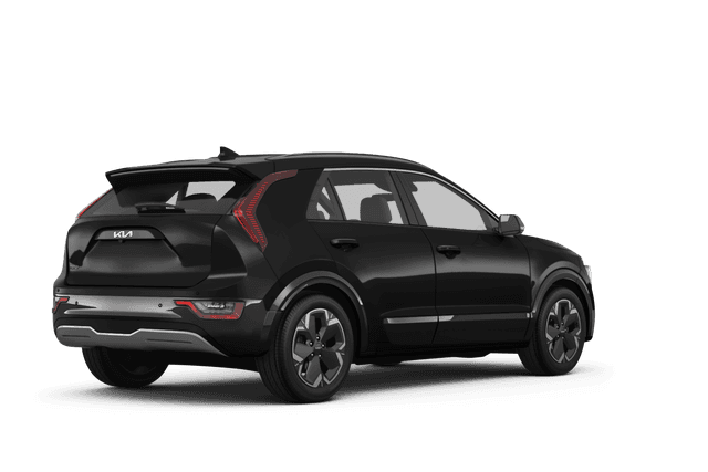 Kia Niro EV Aurora Black Pearl - Back view Kia Niro EV Aurora Black Pearl - Back view