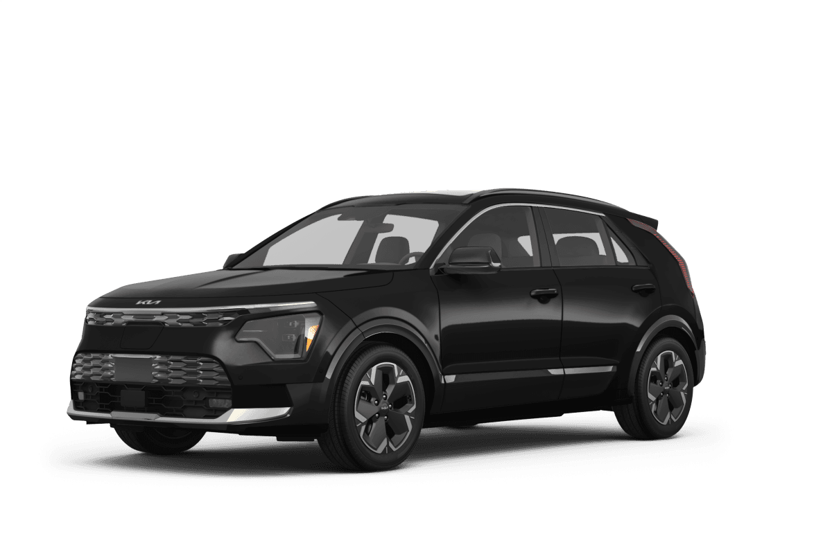 Kia Niro EV Aurora Black Pearl - Front view Kia Niro EV Aurora Black Pearl - Front view