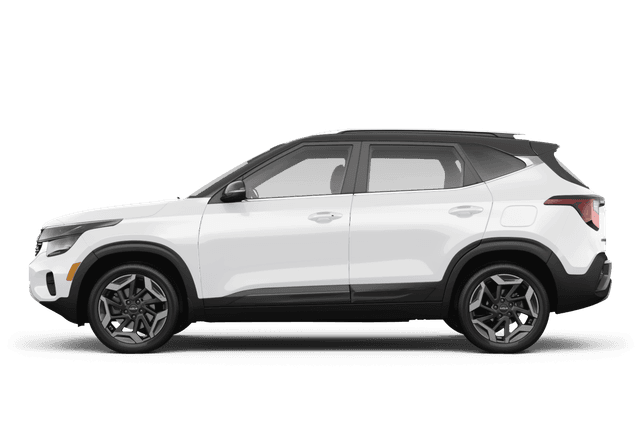 Kia Seltos Snow White Pearl - Side view Kia Seltos Snow White Pearl - Side view