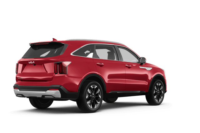 Kia Sorento Dawning Red - Back view Kia Sorento Dawning Red - Back view