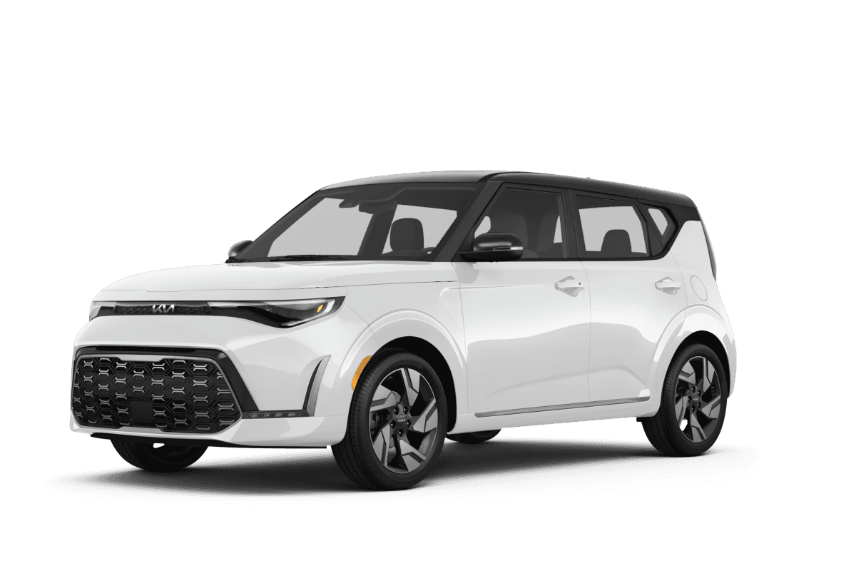 Kia Soul Snow White Pearl - Front view Kia Soul Snow White Pearl - Front view