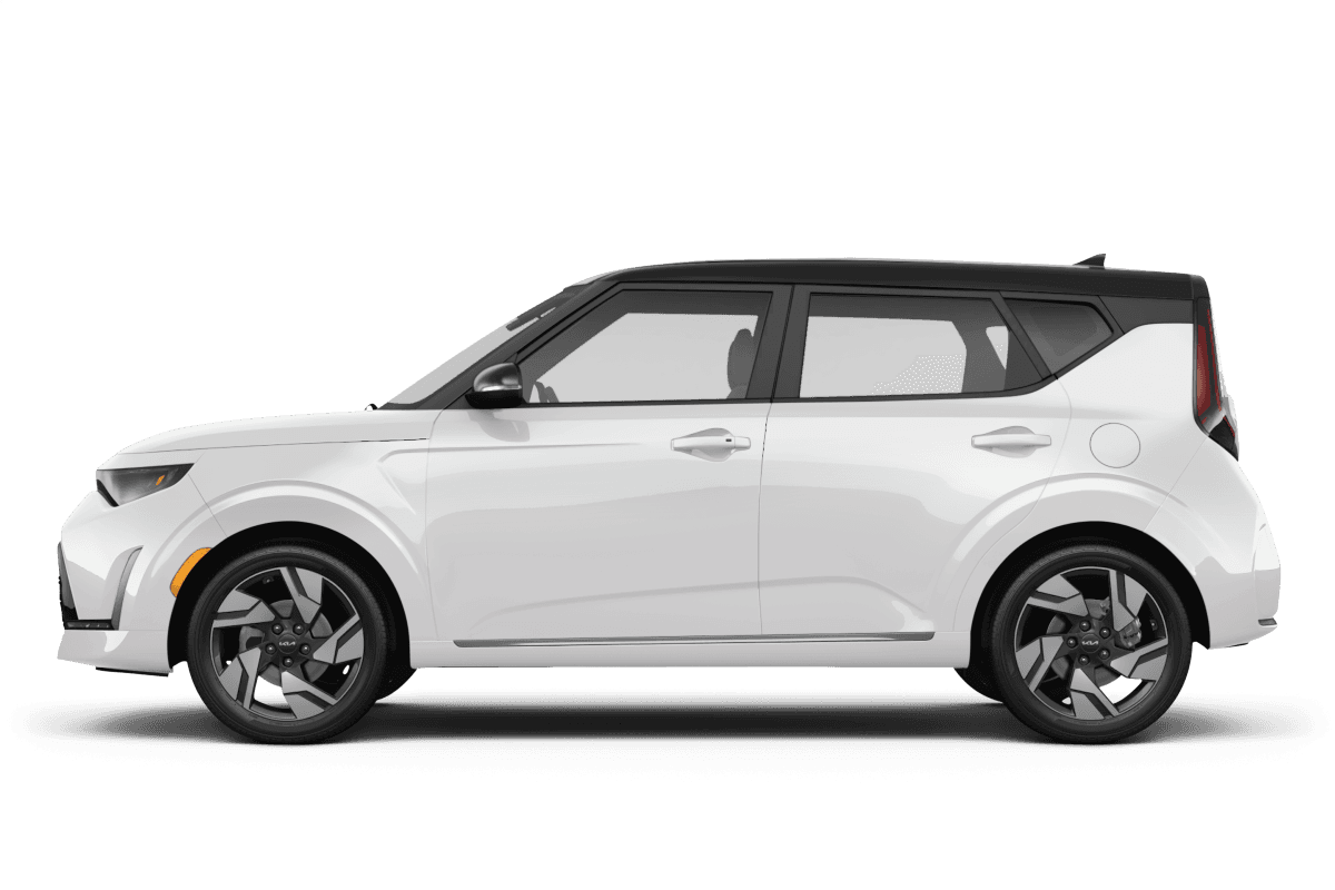 Kia Soul Snow White Pearl - Side view Kia Soul Snow White Pearl - Side view