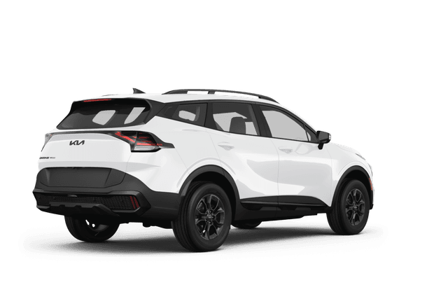 Kia Sportage Snow White Pearl - Back view Kia Sportage Snow White Pearl - Back view
