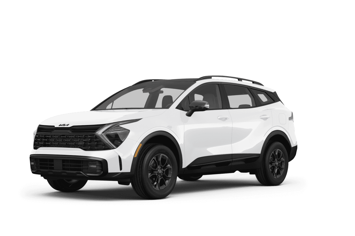 Kia Sportage Snow White Pearl - Front view Kia Sportage Snow White Pearl - Front view