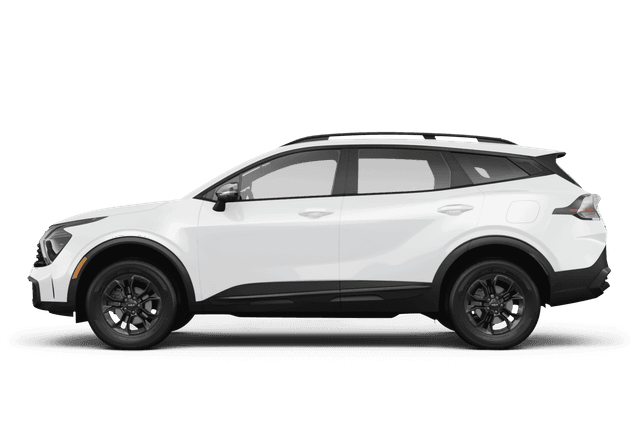 Kia Sportage Snow White Pearl - Side view Kia Sportage Snow White Pearl - Side view