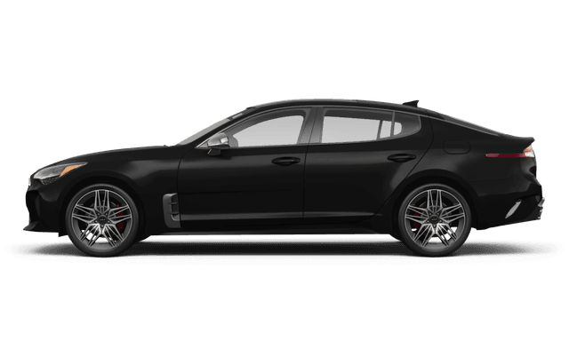 Kia Stinger Aurora Black Pearl - Side view Kia Stinger Aurora Black Pearl - Side view