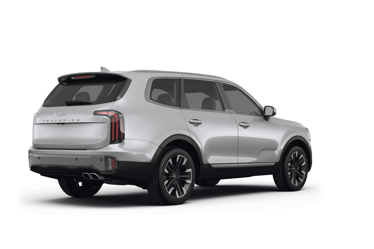 Kia Telluride Wolf Gray - Back view Kia Telluride Wolf Gray - Back view