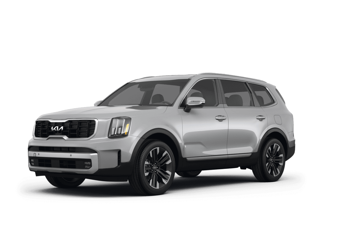 Kia Telluride Wolf Gray - Front view Kia Telluride Wolf Gray - Front view