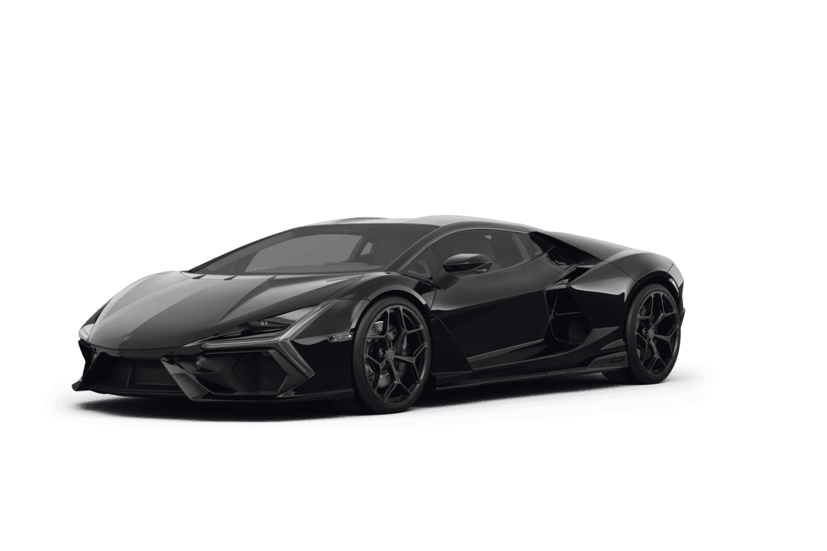 Lamborghini Revuelto Nero Helene Metallic - Front view Lamborghini Revuelto Nero Helene Metallic - Front view