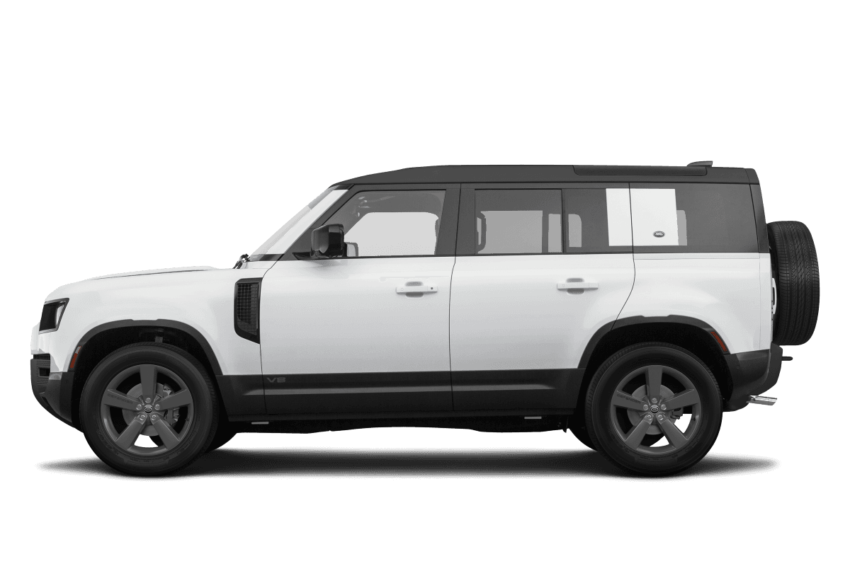 Land Rover Defender Fuji White - Side view Land Rover Defender Fuji White - Side view