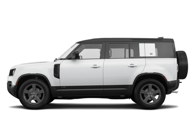 Land Rover Defender Fuji White - Side view Land Rover Defender Fuji White - Side view