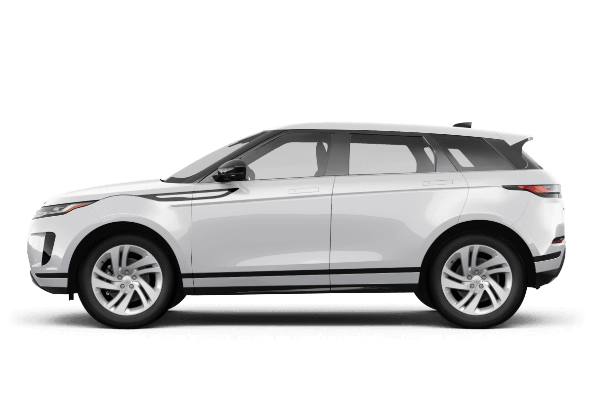 Land Rover Range Rover Evoque Fuji White - Side view Land Rover Range Rover Evoque Fuji White - Side view