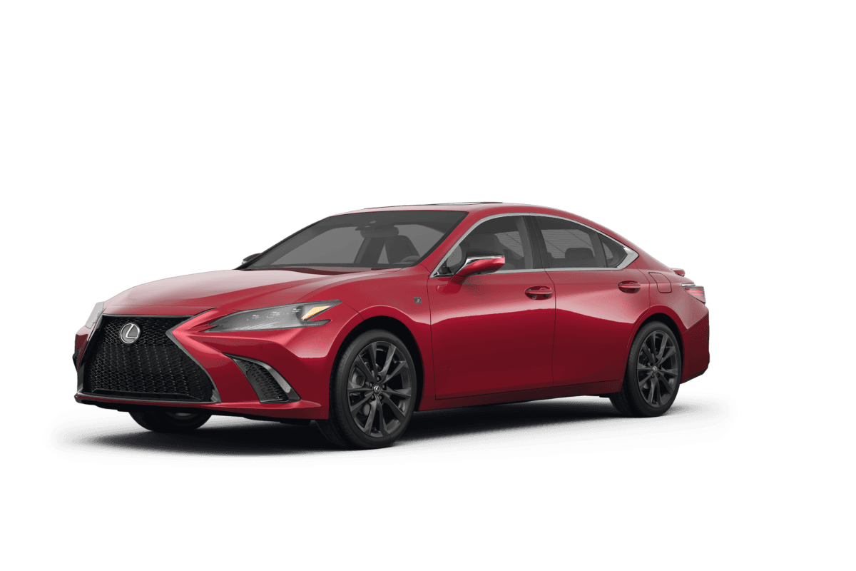 Lexus ES 300h Matador Red Mica - Front view Lexus ES 300h Matador Red Mica - Front view