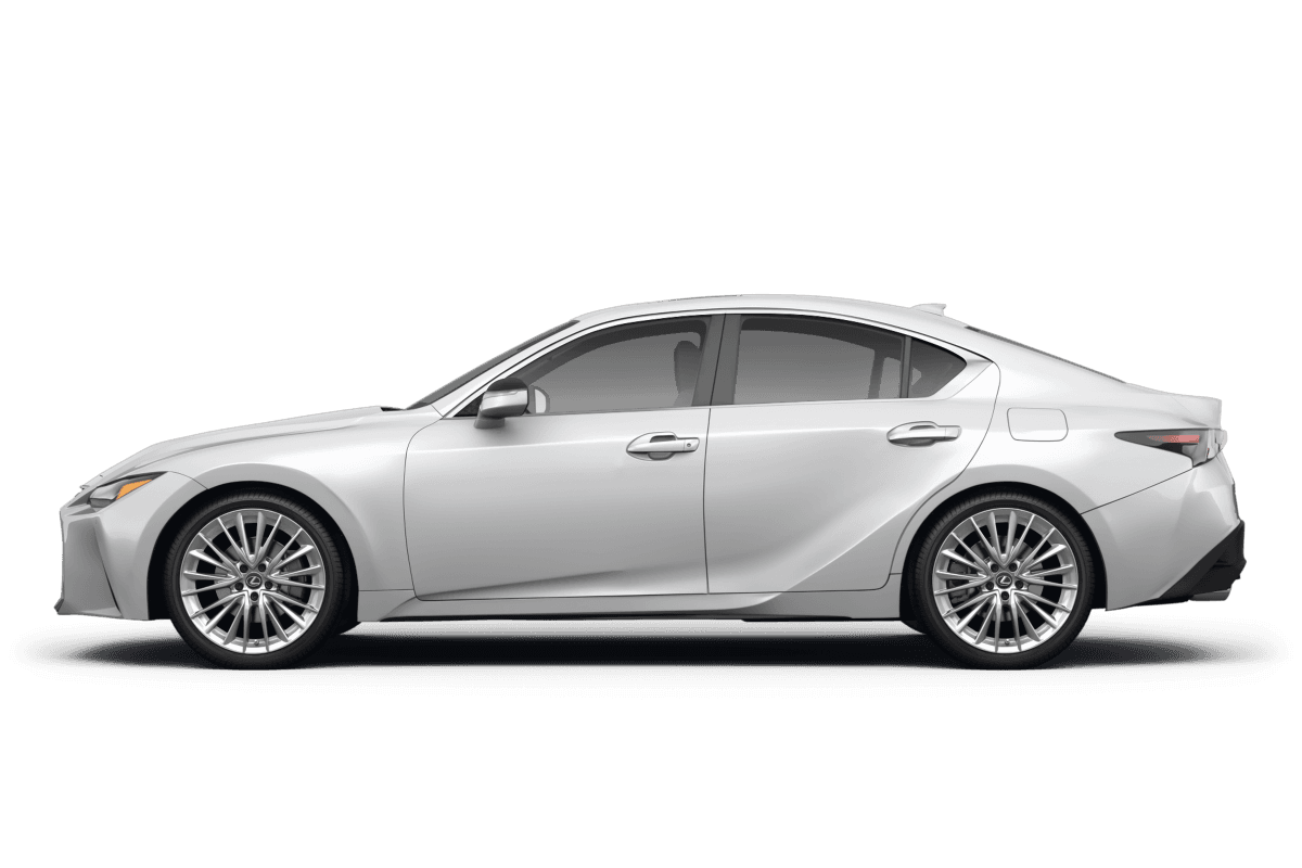 Lexus IS 300 Ultra White - Side view Lexus IS 300 Ultra White - Side view