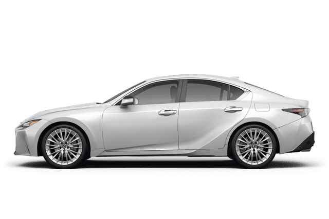 Lexus IS 300 Ultra White - Side view Lexus IS 300 Ultra White - Side view