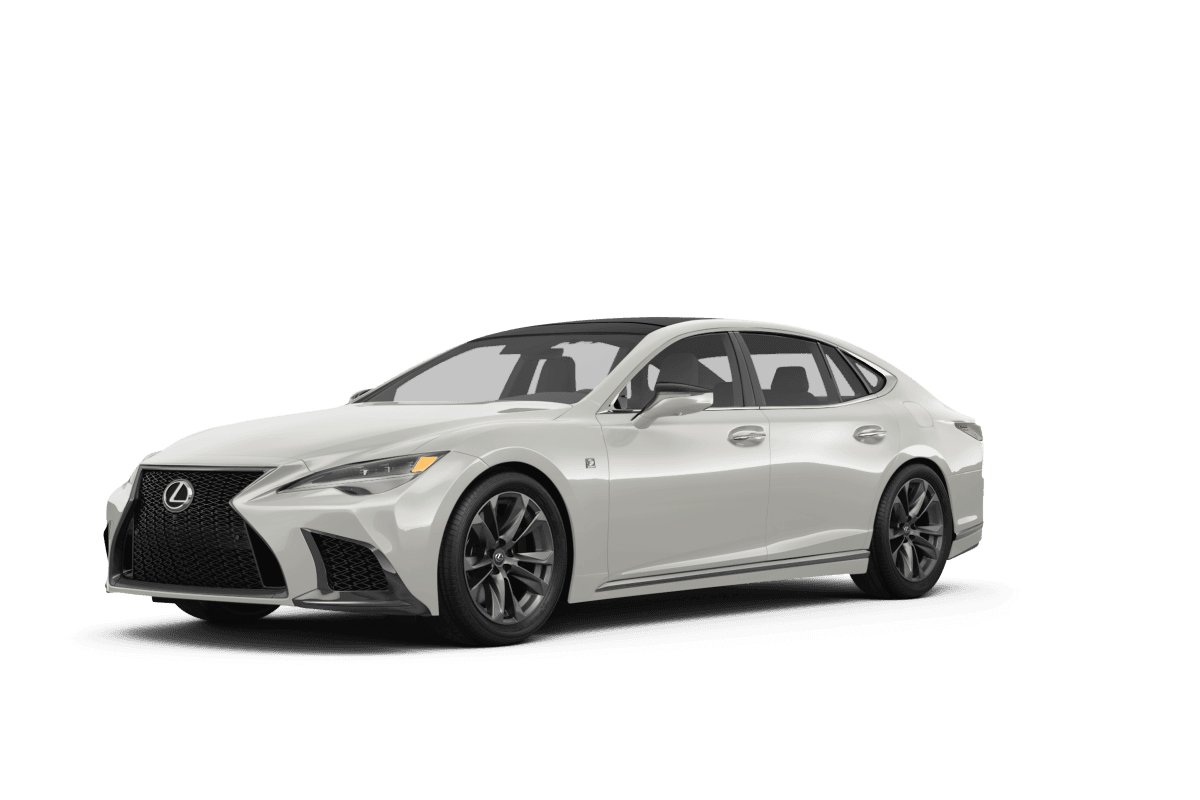 Lexus LS 500 Ultra White - Front view Lexus LS 500 Ultra White - Front view