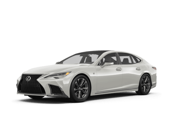 Lexus LS 500 Ultra White - Front view Lexus LS 500 Ultra White - Front view