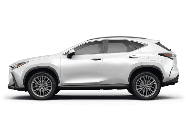 Lexus NX 350 Ultra White - Side view Lexus NX 350 Ultra White - Side view