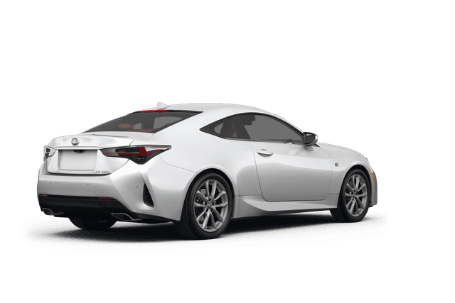 Lexus RC 350 Ultra White - Back view Lexus RC 350 Ultra White - Back view