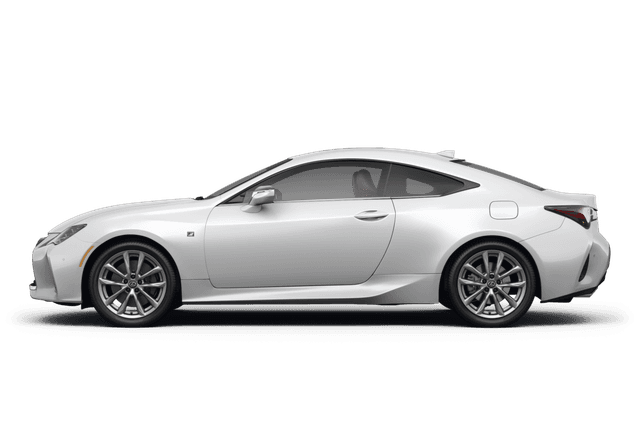 Lexus RC 300 Ultra White - Side view Lexus RC 300 Ultra White - Side view