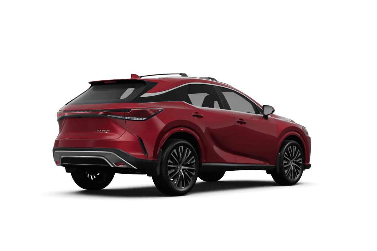 Lexus RX 350h Matador Red Mica - Back view Lexus RX 350h Matador Red Mica - Back view